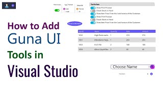 How to Add Guna UI Tools to Visual Studio [upl. by Henn]