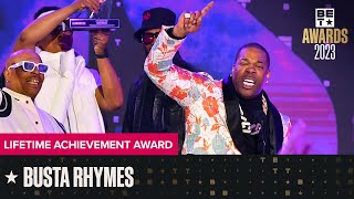 Congrats To Our 2023 Lifetime Achievement Award Recipient Busta Rhymes  BET Awards 23 [upl. by Hartley]