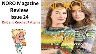 Noro Magazine Review  Knitting and Crochet Inspired patterns  So Beautiful [upl. by Anayt980]