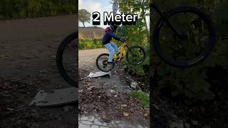 2 Meter Sprung geht schief🤕 mtb jump fail shorts [upl. by Lahtnero]