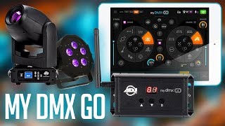 ADJ MyDMX GO Product Spotlight  The easiest way to CONTROL your DJ LIGHTS Wirelessly [upl. by Ziagos]