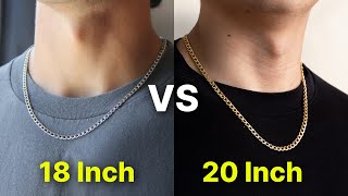 18 Inches VS 20 Inches Chain Lengths What You NEED to Know [upl. by Lowney]