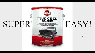 Harbor Freights Iron Armor Truck Bed Coating  How To Do It Yourself [upl. by Knight]