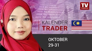 Kalender Trader Oktober 29  31 Adakah badai ekonomi global akan berlanjutan [upl. by Annaehs]