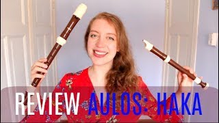 REVIEW Aulos Haka recorders  Team Recorder [upl. by Hauck505]