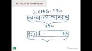 4th Grade Math Multiplication  Bar Model NO [upl. by Hesoj]