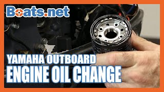 Yamaha T60 Oil change  Yamaha 60HP Outboard Oil Change  Boatsnet [upl. by Lasko823]