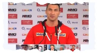 Press conference Wladimir Klitschko vs Mariusz Wach [upl. by Afesoj634]