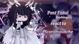 Past fatui harbingers react to scaramounche  1  gacha club  Genshin Impact [upl. by Noira198]