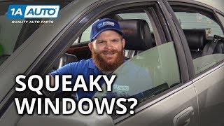 Diagnosing Squeaky Windows in Your Car Truck or SUV [upl. by Nikki]