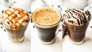 4 KETO COFFEE RECIPES  How To Make Bulletproof Coffee amp MORE [upl. by Kumagai]