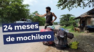 24 meses de viaje dando la vuelta al mundo de mochilero haciendo autostop [upl. by Airekal]