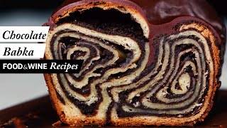 Chocolate Babka with Swirls for Days  Food amp Wine Recipe [upl. by Sharon]