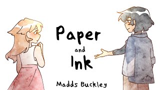 Paper and Ink Lyric Video  Madds Buckley [upl. by Benji837]