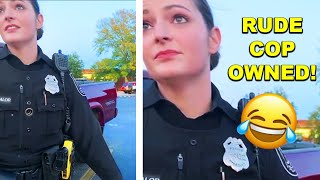 Top 10 Moments RUDE Cops Got OWNED [upl. by Nevek]