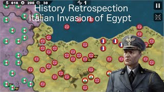 History retrospectionItalian invasion of EgyptWorld conqueror 4 [upl. by Reginauld]