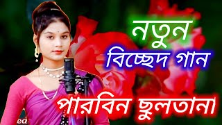 Bissed gaan ki bolibo shonar chan re বিচ্ছেদ গান কি বলিবো সোনার চাঁন রে by Singer Parbin Sultana [upl. by Enomahs565]