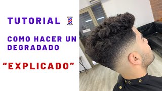 ✅COMO HACER UN DEGRADADO FÁCIL 🎥  CORTE DE PELO HOMBRE 2020💈 [upl. by Fabrianna756]