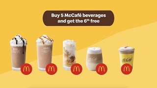 McDonald’s  McCafé Rewards Card in My McDonald’s App [upl. by Lilla]