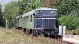 Sonderfahrt der Arbeitsgemeinschaft Geesthachter Eisenbahn eV am 10092022 im Bahnhof Geesthacht [upl. by Aikenat793]