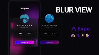 How to Use Blur View in React Native Expo  Complete Guide for Beginners 2024 [upl. by Adnert]