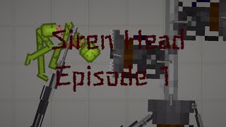 Siren Head Series  Episode 1  Melon Playground [upl. by Martinelli]