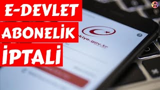 EDEVLET ABONELİK İPTALİ Türknet Superonline Vodafone Türk Telekom Abonelik Fesih Başvurusu [upl. by Ymarej]