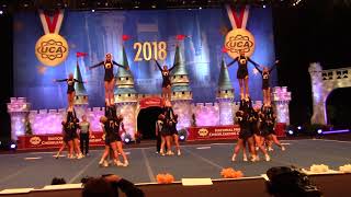 Oak Ridge High School CA Large Varsity Cheer  UCA Nationals FINALS 2018 [upl. by Neraa]