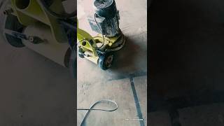 Polishing Concrete With A Floor Grinder construction [upl. by Stephen764]