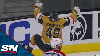 Barbashev Finishes Beautiful Passing Play To Score First Goal With Golden Knights [upl. by Alohs]