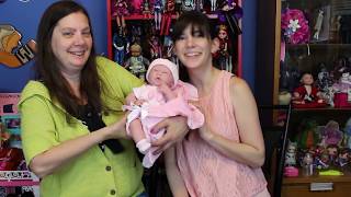 Dolly Review JC Toys Berenguer Boutique La Newborn Layette Giftset [upl. by Flessel]