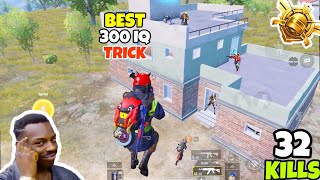 This TRICK is The Best To Defeat Conqueror Level Campers in PUBG Mobile • 32 KILLS • PUBGM HINDI [upl. by Rahmann868]