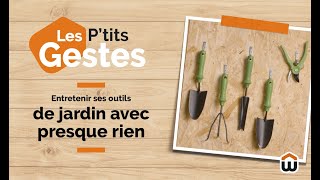 Weldom  Entretenir ses outils de jardin avec presque rien [upl. by Moht]