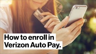 My Verizon How To Enroll in Auto Pay [upl. by Larochelle]