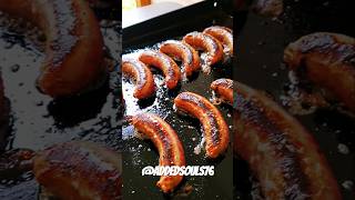 Sausages Sizzling on the Griddle addedsouls lifestyle blessed food yummy tasty sausage [upl. by Procto]