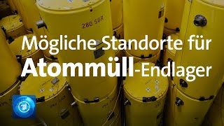 Atommüll Suche nach Endlager  Zwischenbericht über Standorte [upl. by Aicxela353]