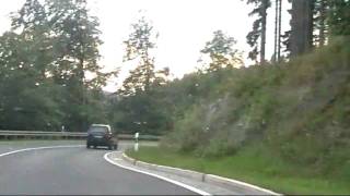 Driving between Steinach  Eisfeld  Meiningen in Germany [upl. by Schnabel]