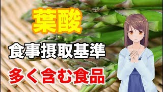 【栄養学の基礎】葉酸の食事摂取基準や多く含む食品、効率的な摂取方法を解説してみた！ [upl. by Aramois996]