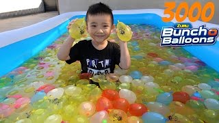 3000 Bunch O Balloons Kids Inflatable Pool Water Fight Fun Surprise Toys Box Ckn Toys [upl. by Ahsemac305]