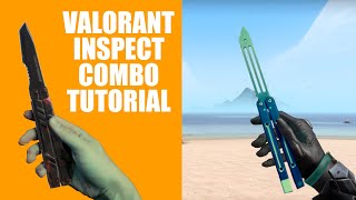 Valorant Inspect Animation Balisong Tutorial Advanced Combo 1 [upl. by Anned288]