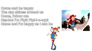 Pippi Longstocking Songs Lyrics On Screen [upl. by Irving]