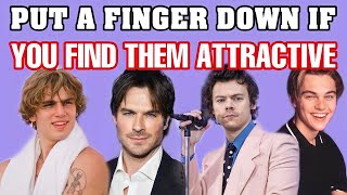 Put A Finger Down If You Find Them ATTRACTIVE  5 different stages [upl. by Liuqa]