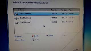 partition create windows installation time hdd SSD  create partition windows 7 installation [upl. by Harland]