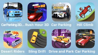 Car Parking 3D Rush Hour 3D Car Parking Hill Climb Racing and More Car Games iPad Gameplay [upl. by Ettelra738]