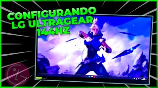 Como configurar LG ULTRAGEAR 27GL650F  Monitor Gamer 144hz Custo beneficio 2022 [upl. by Elisa]