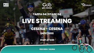 Giro Donne 2022  LIVE  Tappa 04 [upl. by Ajiat]