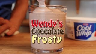 Wendys Chocolate Frosty  3 Ingredient Clone Recipe [upl. by Irec]