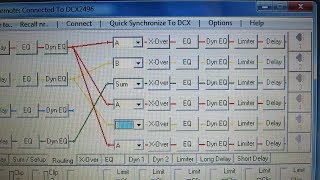 CURSO PROCESADORES DE SISTEMAS  DCX2496 ULTRADRIVE PRO  3 ROUTING encaminamientos y FILTROS [upl. by Adim]