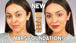 NARS NATURAL RADIANT LONGWEAR FOUNDATION FIRST IMPRESSION  TrinaDuhra [upl. by Oratnek]