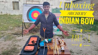 Archery Unboxing Video Indian Bow Part1 in Tamil archery sports shooting tamil sportsnews [upl. by Helgeson]